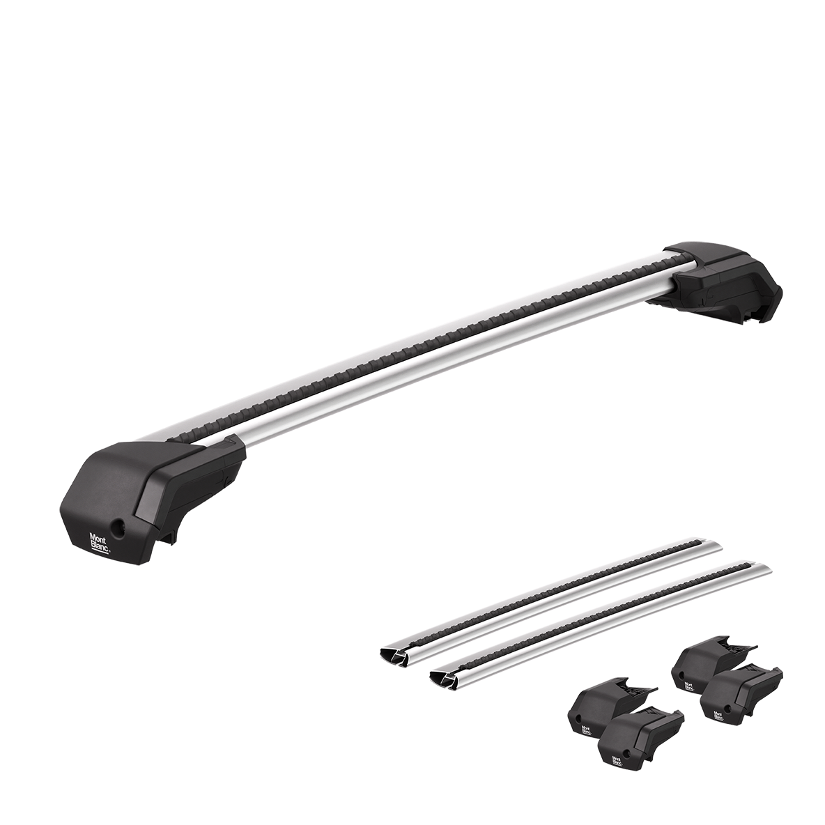 Xplore Roof Bar Silver & Foot Unit